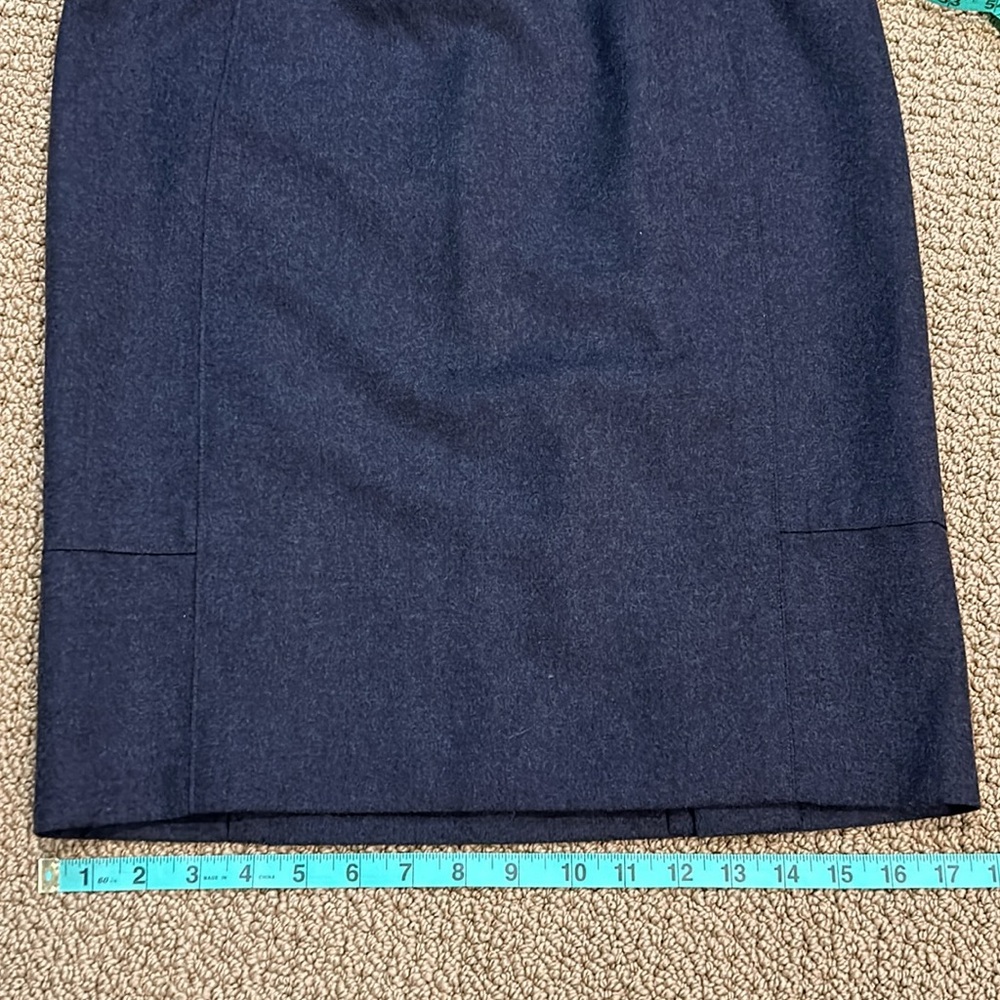 Chado Ralph Rucci Gray Cashmere Pencil Skirt size 10 Office Neutral - Picture 16 of 16